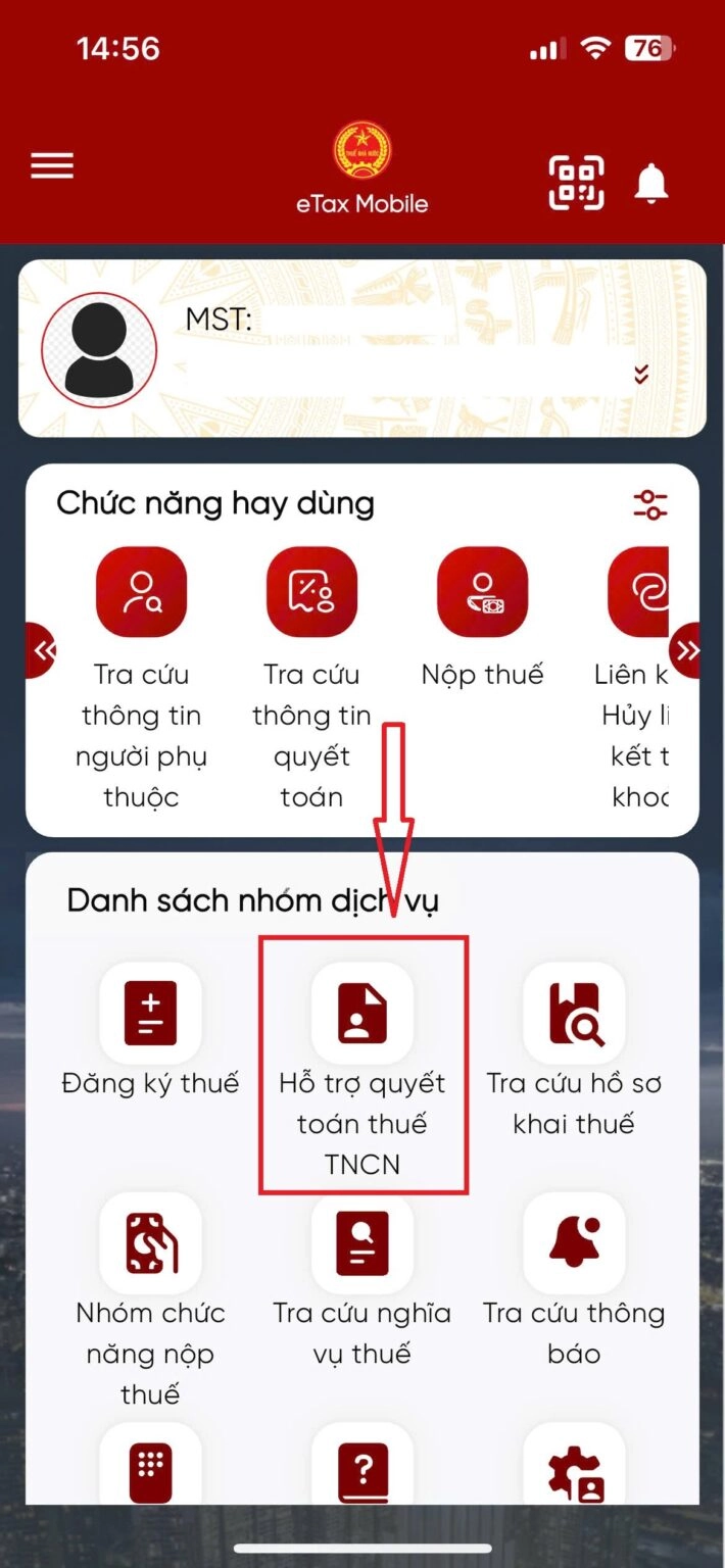  Tra cứu thông tin quyết toán