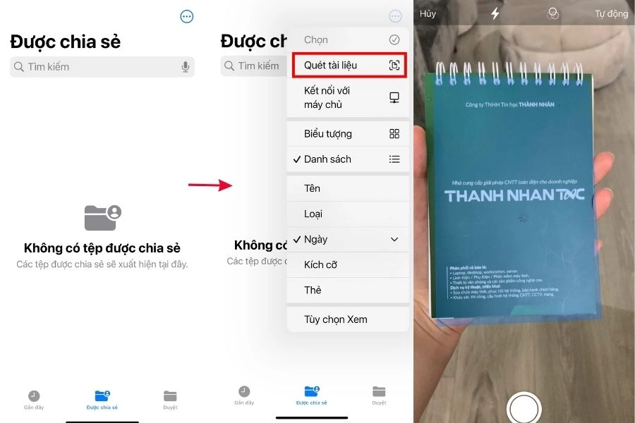 Scan Tài Liệu Trực Tiếp Bằng Ứng Dụng Tệp Scan Tài Liệu Trực Tiếp Bằng Ứng Dụng Tệp