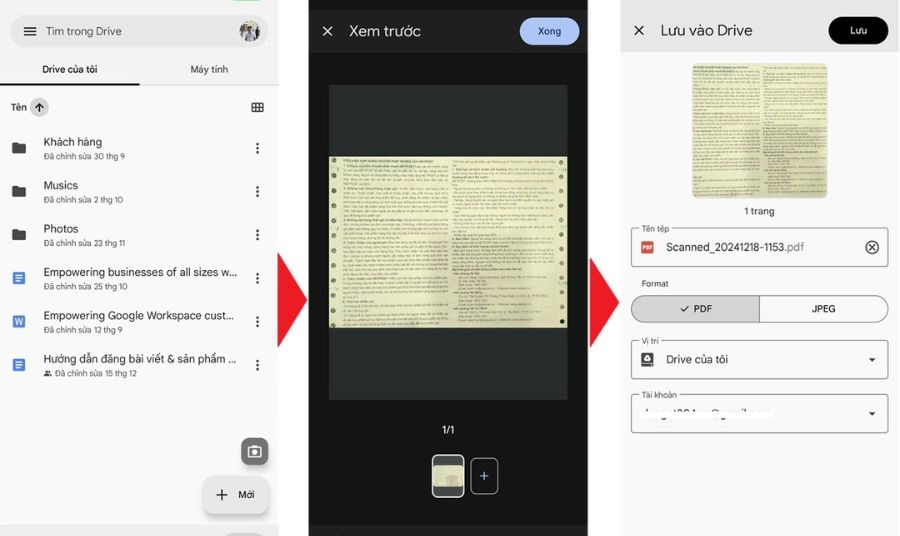 Google Drive (Dành cho Android & iOS) Google Drive (Dành cho Android & iOS)