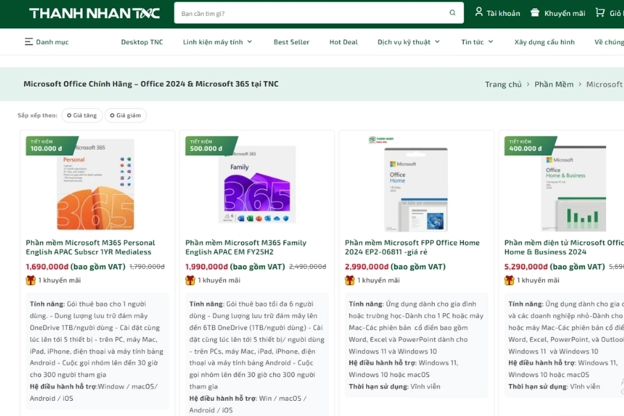 Hướng dẫn mua phần mềm bản quyền Office chính hãng và uy tín