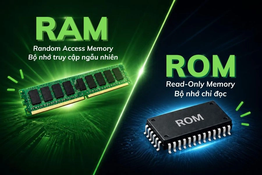 RAM và ROM là gì RAM và ROM là gì