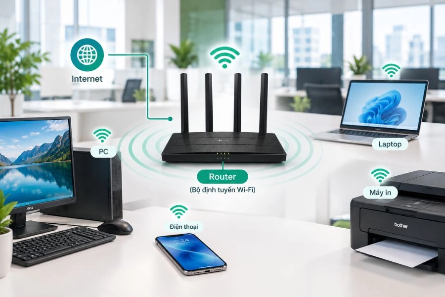 Định nghĩa Router và Switch trong hệ thống mạng Định nghĩa Router và Switch trong hệ thống mạng