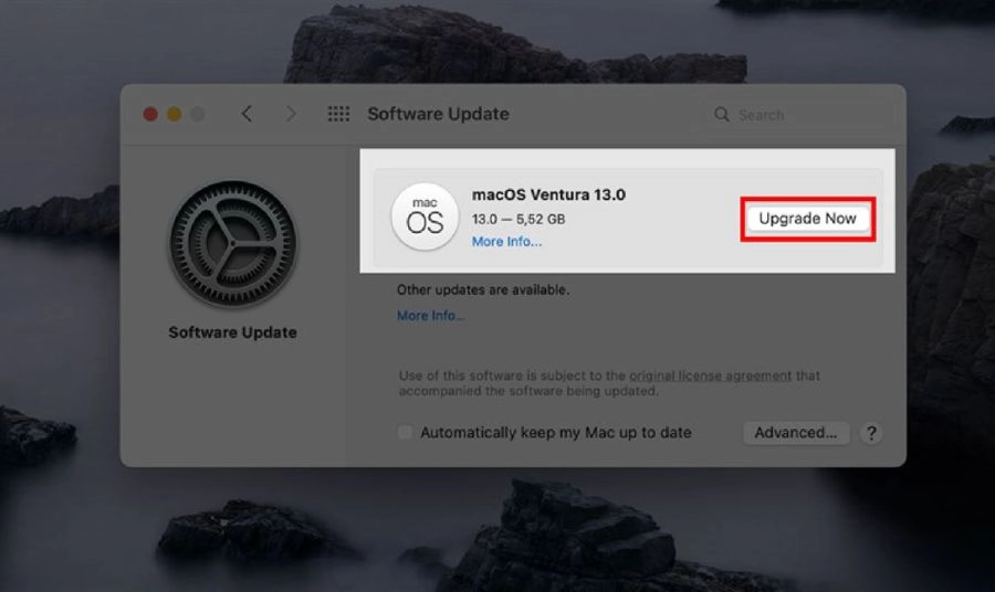 Kiểm tra và cập nhật hệ điều hành macOS phiên bản mới nhất Kiểm tra và cập nhật hệ điều hành macOS phiên bản mới nhất