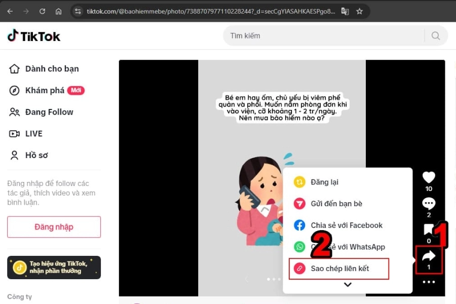 Hướng dẫn tải ảnh TikTok không logo trên máy tính cơ bản