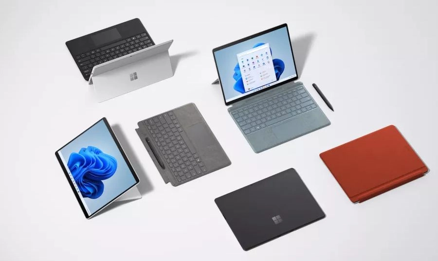 Thương hiệu Microsoft (Surface) – Thiết kế 2-in-1 đẳng cấp