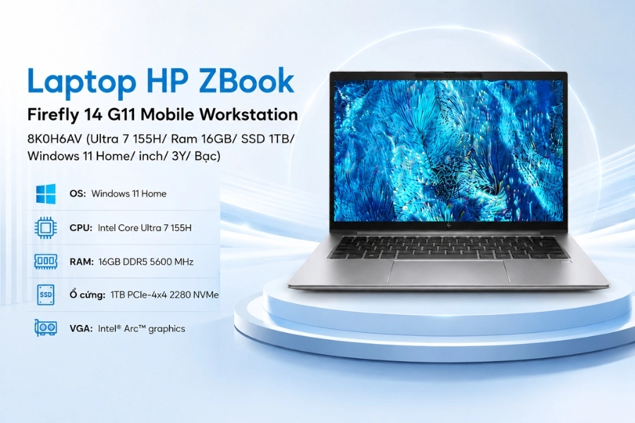 Laptop HP ZBook Firefly 14 G11 Mobile Workstation 8K0H6AV Laptop HP ZBook Firefly 14 G11 Mobile Workstation 8K0H6AV