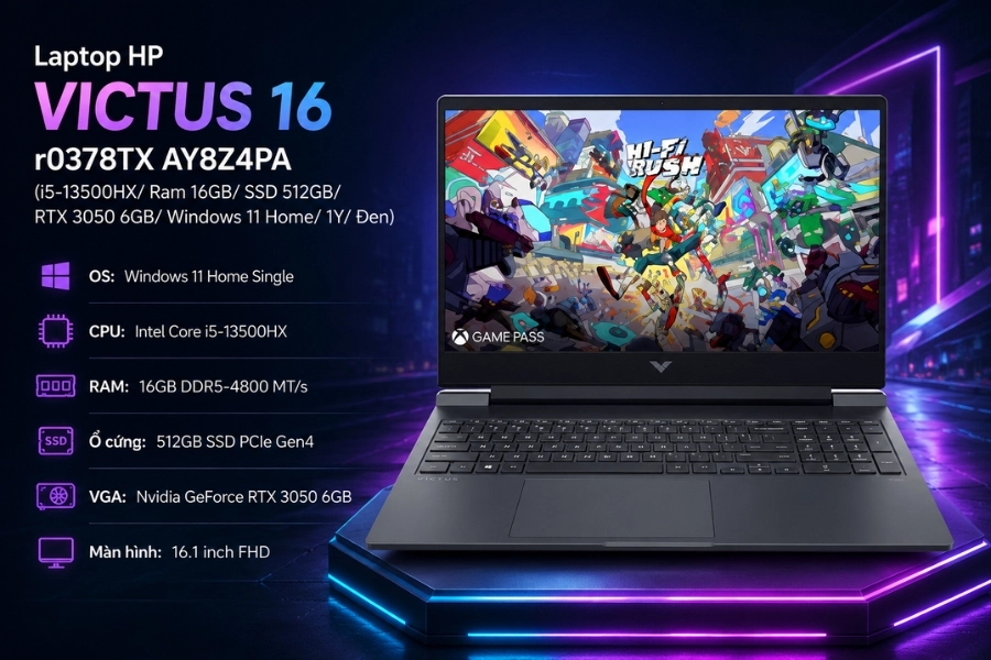 Laptop HP Victus 16-r0378TX AY8Z4PA Laptop HP Victus 16-r0378TX AY8Z4PA