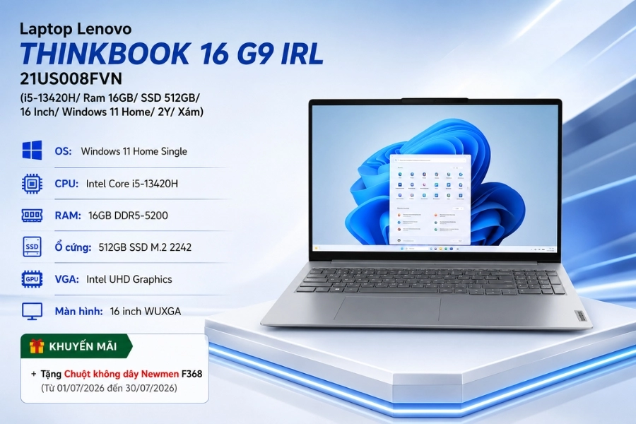 Laptop Lenovo ThinkBook 16 G9 IRL Laptop Lenovo ThinkBook 16 G9 IRL