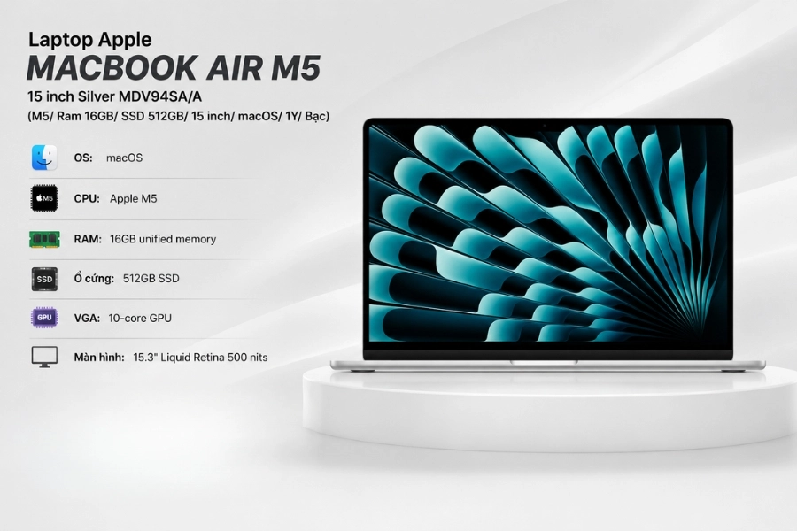 Laptop Apple MacBook Air 15 inch M5 Laptop Apple MacBook Air 15 inch M5