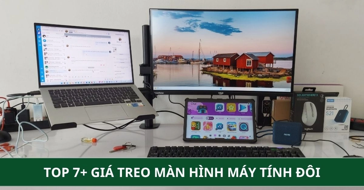 Top 7+ Giá Treo Màn Hình Máy Tính Đôi Chính Hãng, Giá Tốt