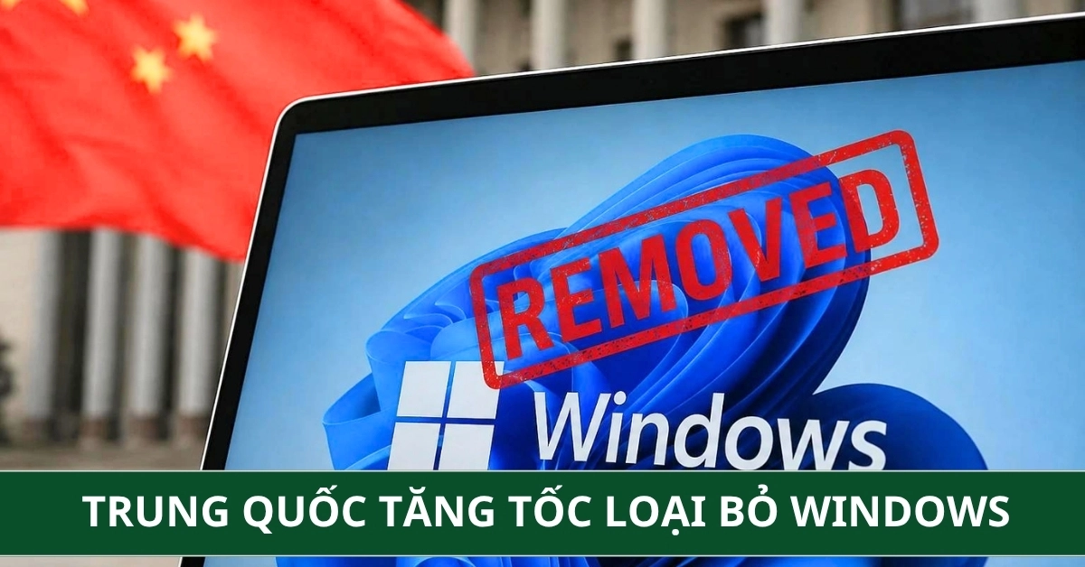 Sự thật việc Trung Quốc bắt đầu gỡ bỏ Windows 10 khỏi cơ quan nhà nước
