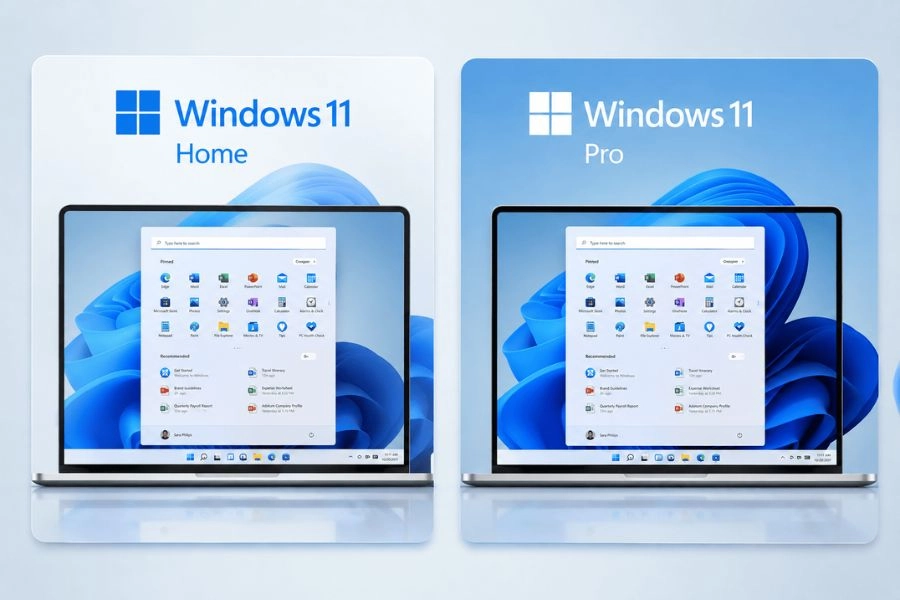 So sánh chi tiết sự khác biệt giữa Windows 11 Home và Pro So sánh chi tiết sự khác biệt giữa Windows 11 Home và Pro