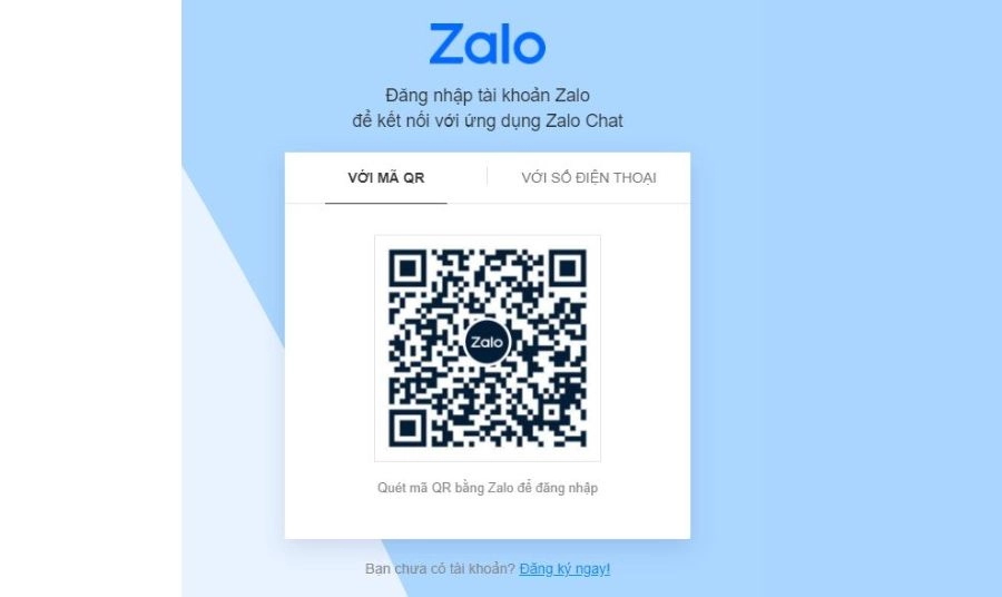 Đăng nhập nhanh bằng mã QR (Khuyên dùng)