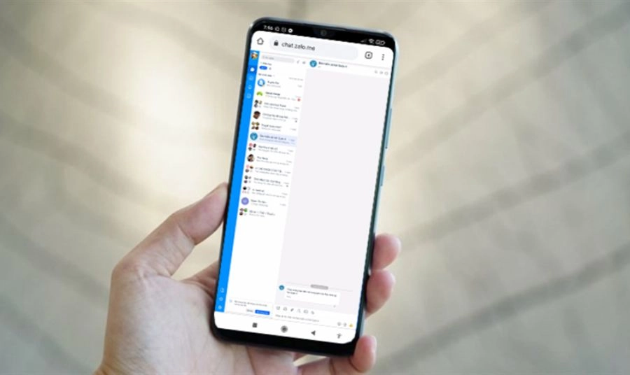 Cách sử dụng Zalo Me trên trình duyệt điện thoại