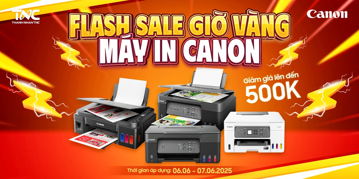 FLASH SALE GIỜ VÀNG MÁY IN CANON