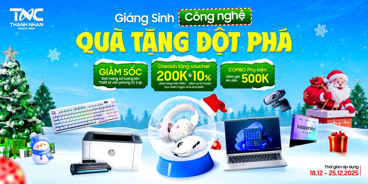 GIÁNG SINH CÔNG NGHỆ - QUÀ TẶNG ĐỘT PHÁ