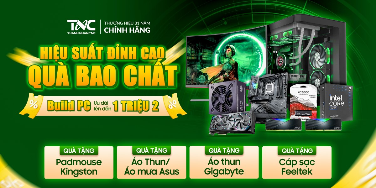 BUILD PC: HIỆU SUẤT ĐỈNH CAO - QUÀ BAO CHẤT