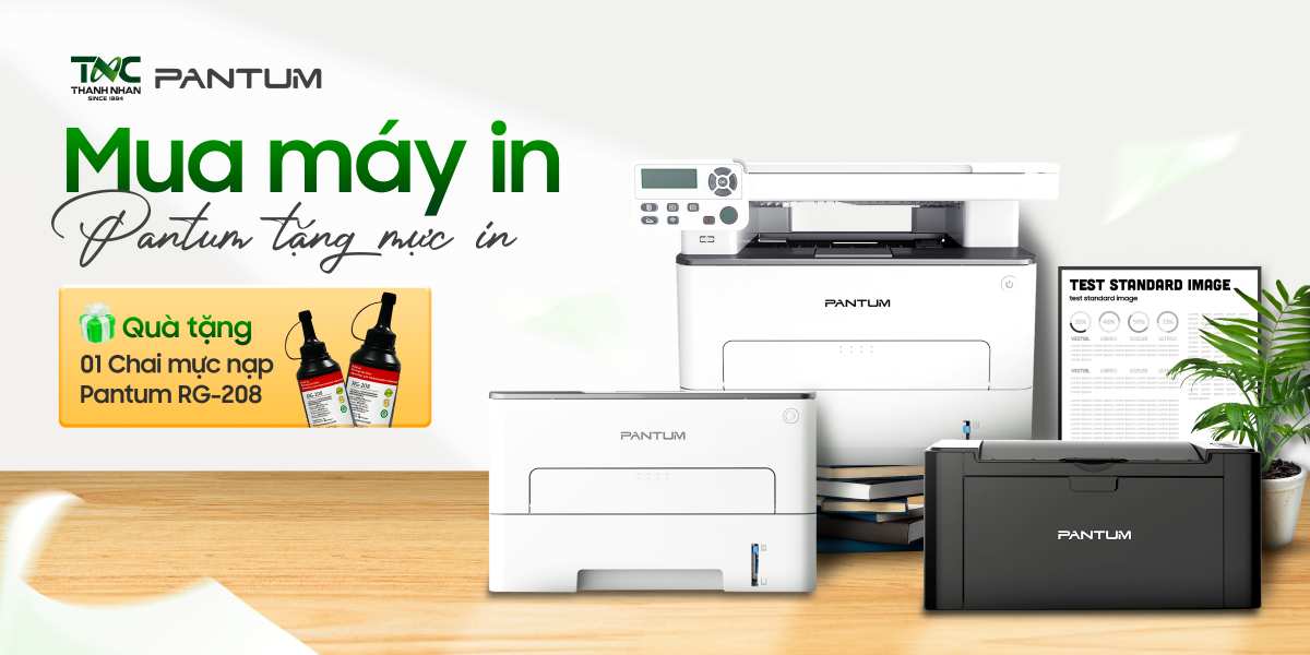 MUA MÁY IN PANTUM TẶNG MỰC IN