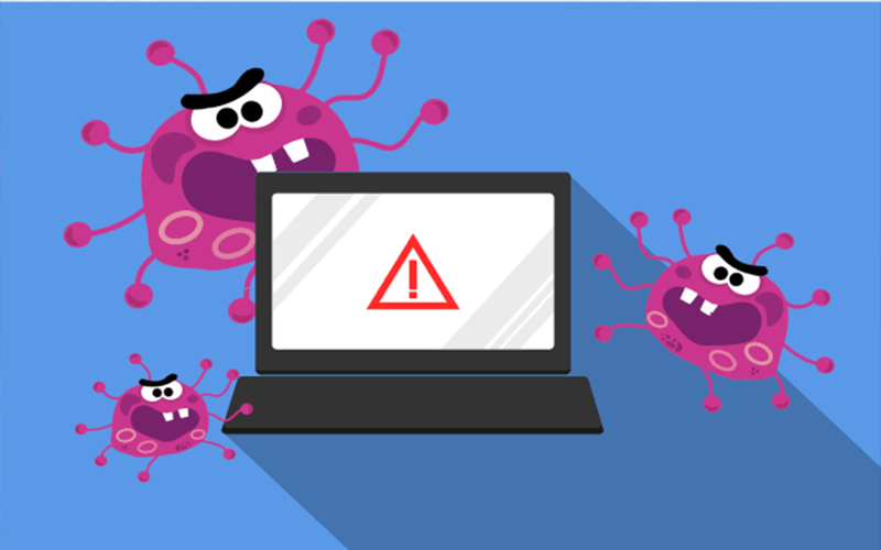 Virus có thể làm màn hình máy tính bị kẻ ô vuông