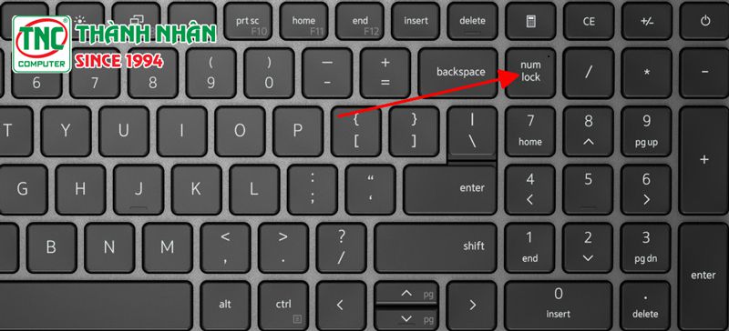 phím numlock trên laptop dell