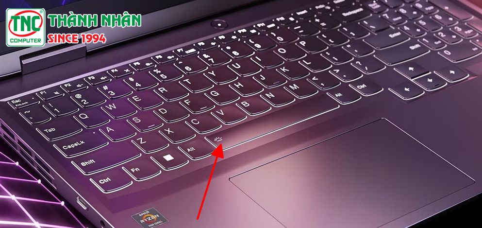 cách mở đèn bàn phím laptop lenovo