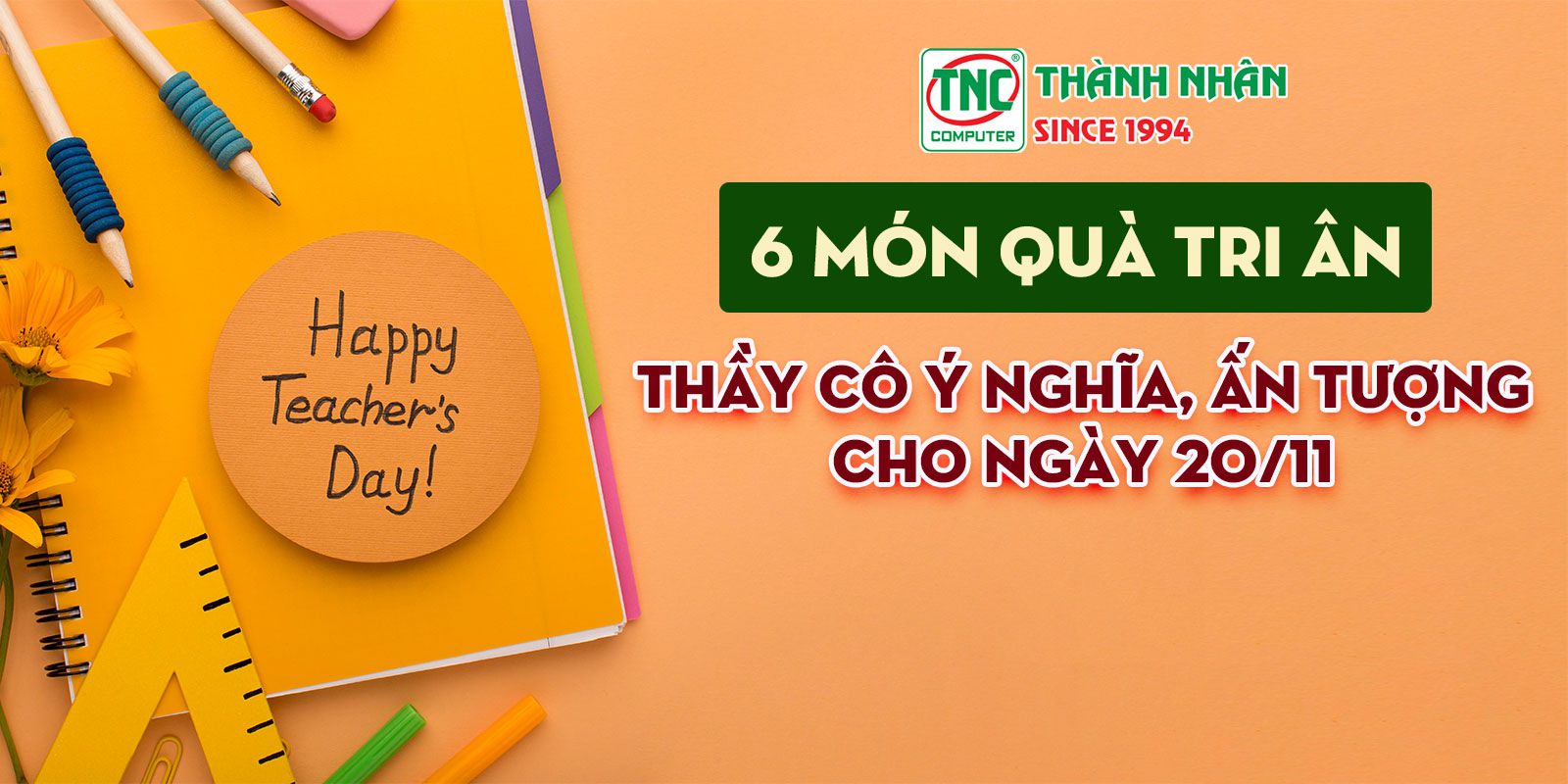 Gợi ý 6 món quà tri ân thầy cô cực kì ý nghĩa