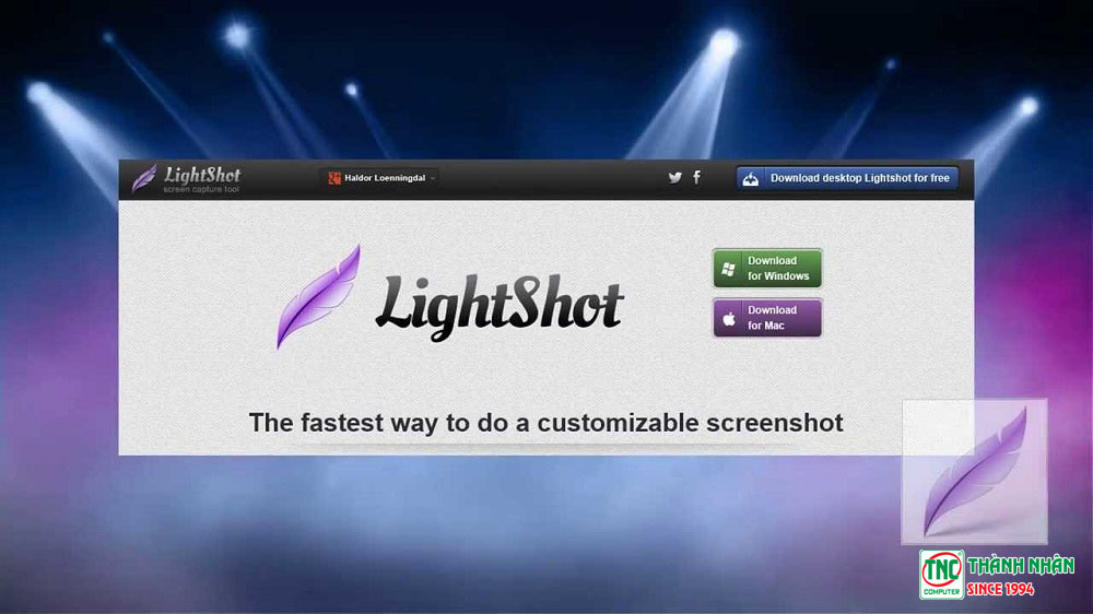 Chụp màn hình laptop HP bằng phần mềm Lightshot