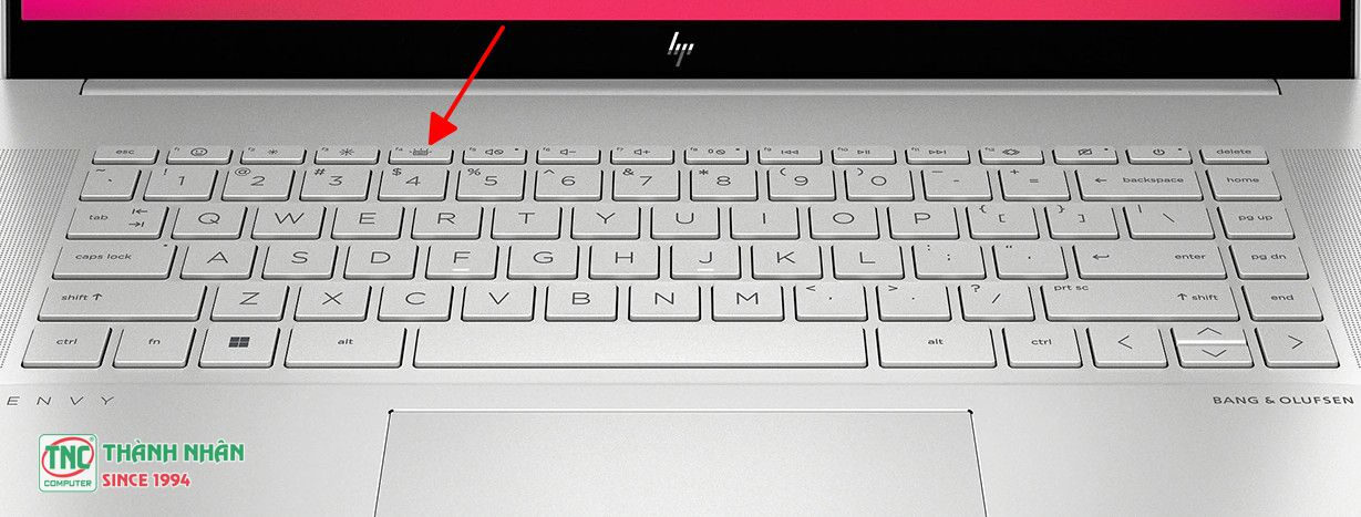 cách tắt đèn bàn phím laptop hp