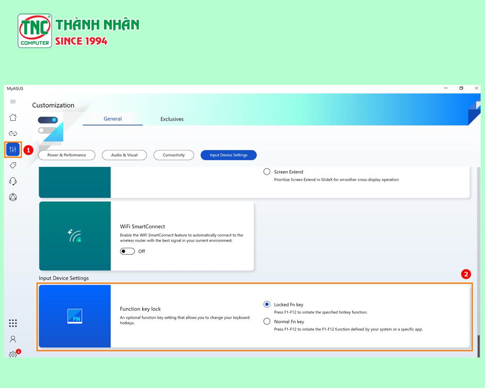 cách bật đèn bàn phím máy tính asus