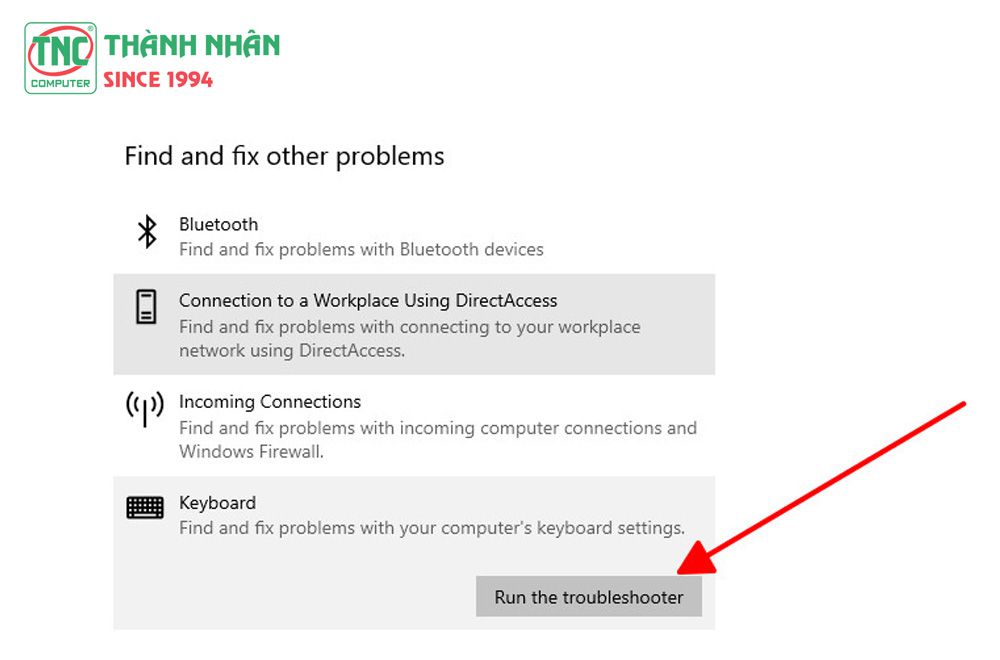 bàn phím laptop bị kẹt nút