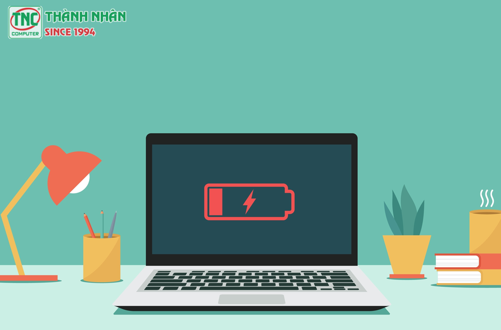 laptop sạc không lên phần trăm pin
