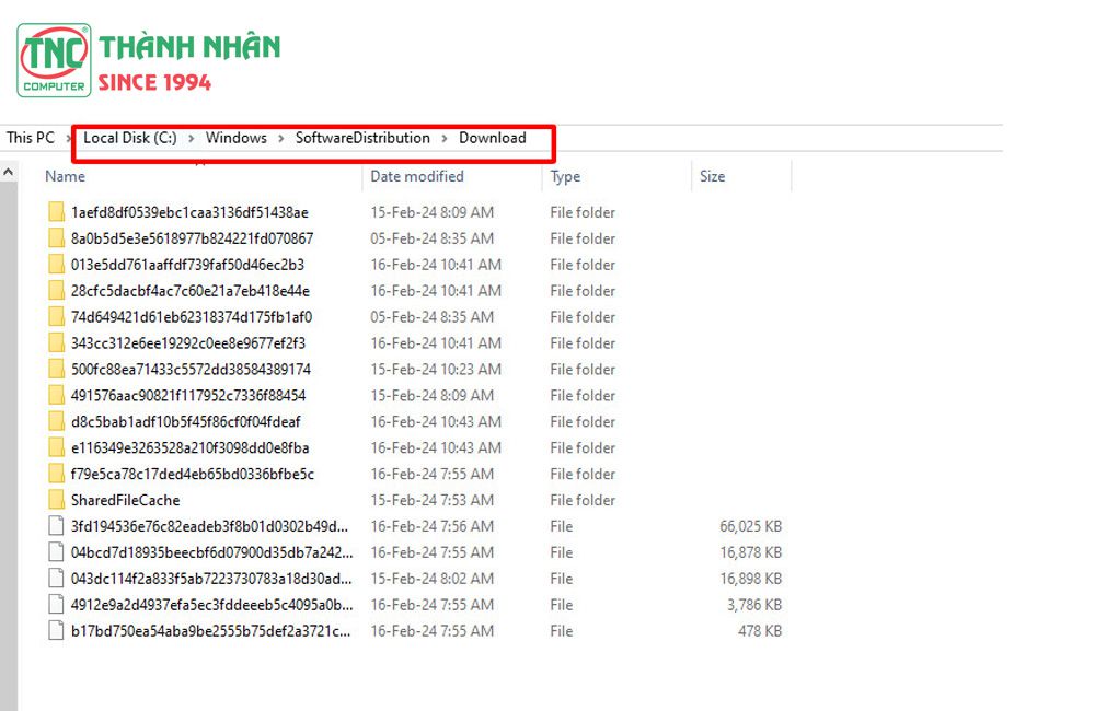 đầy bộ nhớ ổ c