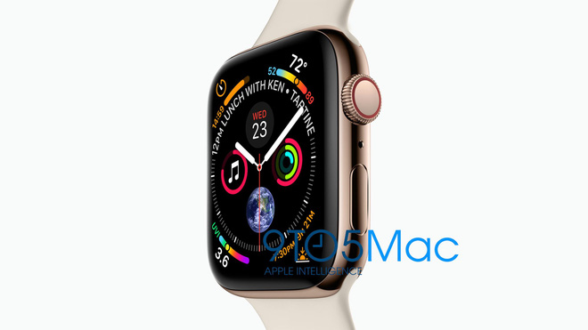Apple Watch Series 4 với màn hình viền siêu mỏng lộ diện