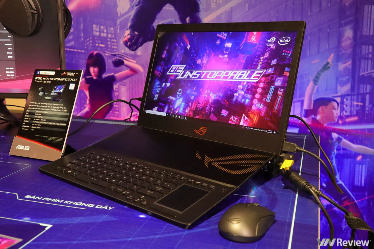 Laptop gaming ASUS ROG Mothership về Việt Nam