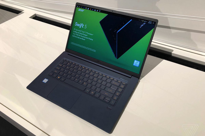 Acer chuẩn bị lên kệ Swift 5 mới: Laptop 15,6 inch nhẹ nhất thế giới