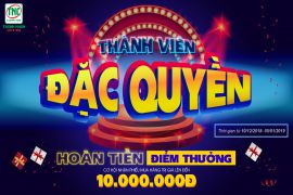 Thông báo đổi điểm thưởng tích lũy cho khách hàng thành viên năm 2018