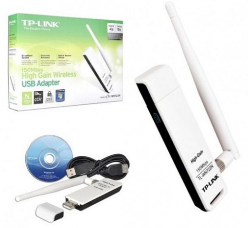 USB Wi-Fi TP-Link TL-WN722N (150 Mbps/ Wifi 4/ 2.4 GHz)