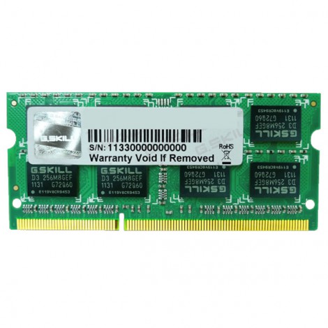 RAM Laptop G.Skill 4GB DDR3 Bus 1333Mhz F3-10666CL9S-4GBSQ