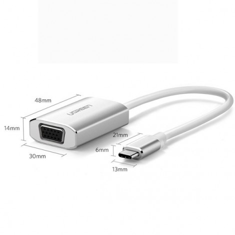 Bộ chuyển USB type C sang VGA Ugreen 40866