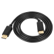 Cable DisplayPort->DisplayPort Unitek Y-C609BK