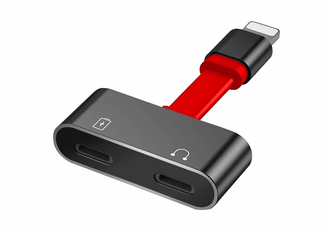 Cable LIGHTNING -> HEADPHONE LIGHTNING + CHARGING UNITEK (M102A)