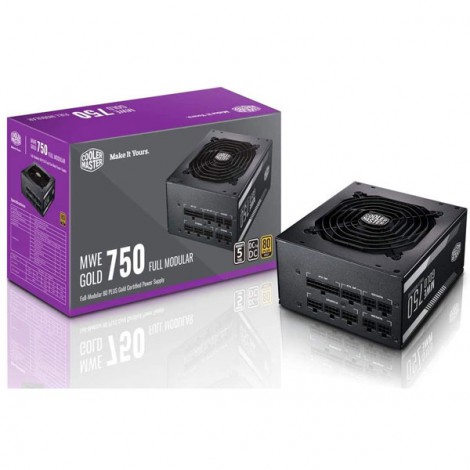 Nguồn Cooler Master MWE GOLD 750 Fully modular