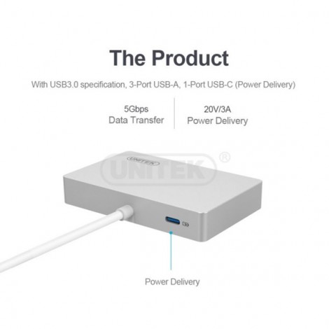 HUB Unitek Y3190 Cổng Type-C