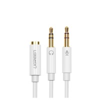 Cáp Gộp Audio 3.5mm 2 Vào 1 Ra – Mic và Headphone Ugreen ...