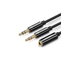 Cáp Gộp Audio 3.5mm 2 Vào 1 Ra – Mic và Headphone Ugreen ...