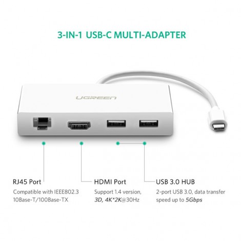 Cable USB-C Ugreen 40377