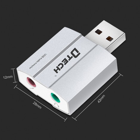 Đổi USB - Audio 5.1 Dtech DT 6006