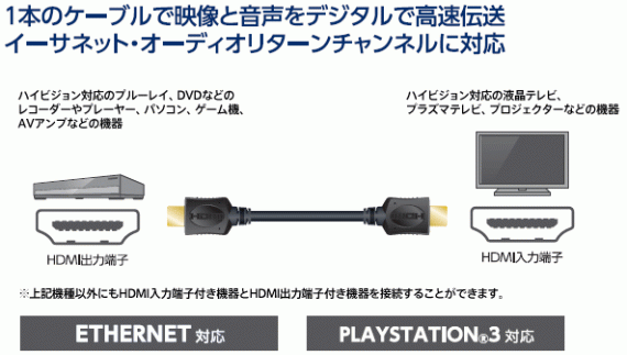 Cable HDMI Elecom DH-HD14ER10BK