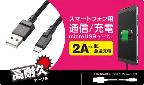 Cable Elecom MPA-AMBS2U20BK