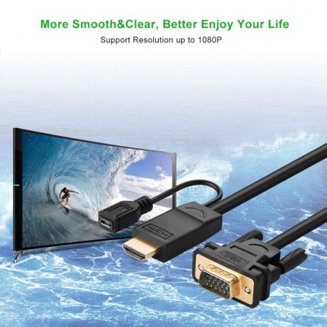 Cable HDMI sang VGA Ugreen 30451